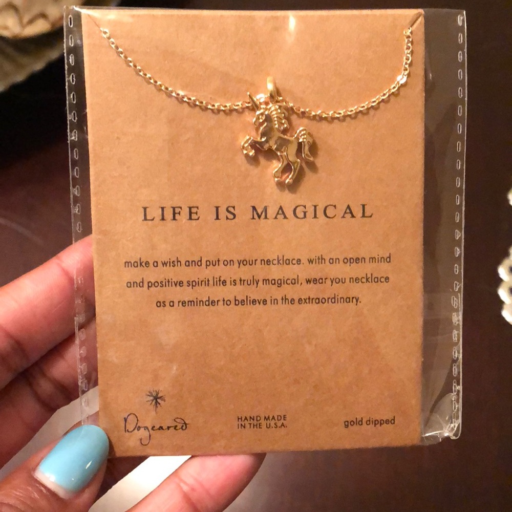 Gold Dipped Life Is Magical Necklace